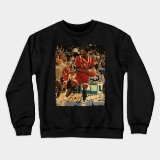 Larry Johnson - Vintage Design Of Basketball Crewneck Sweatshirt